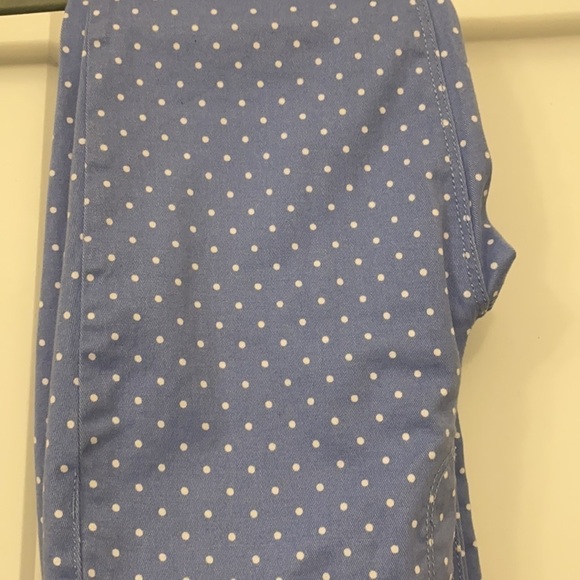 Gymboree Girls Blue Polka Dot Print Kimmis Pants - Size 10 NWT Super Skinny - Picture 3 of 7
